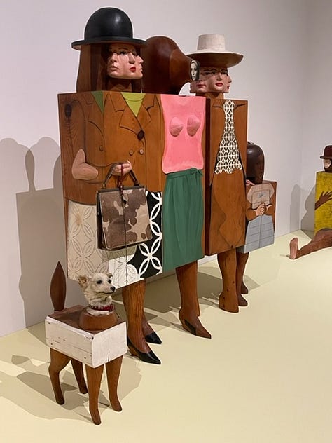 Exposition de Marisol, musées des beaux-arts de Montréal.