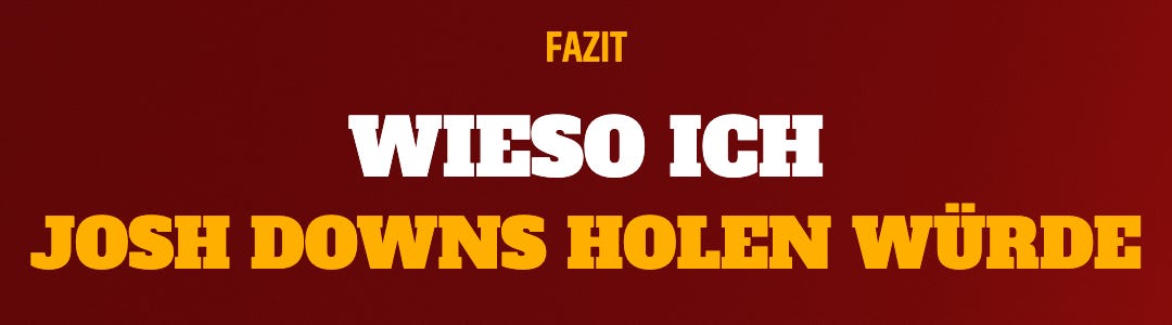 Fazit: Wieso ich Josh Downs holen würde Fazit: Wieso ich Josh Downs holen würde