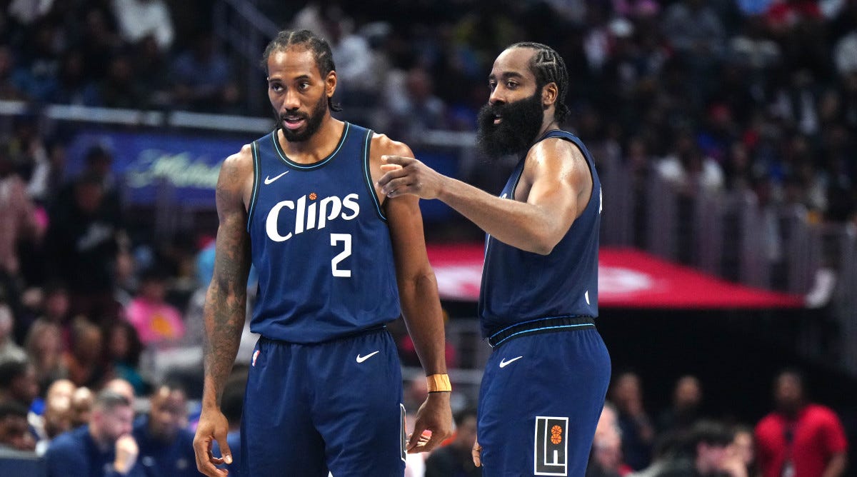 Kawhi Leonard Discusses Futures of Paul George, James Harden With ...
