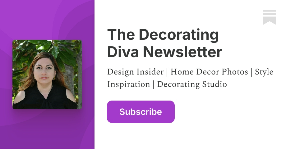 The Decorating Diva Newsletter | Carmen Natschke | Substack