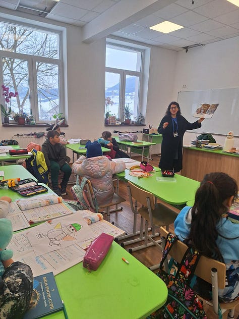 Biblioteca mobilă la Cornești
