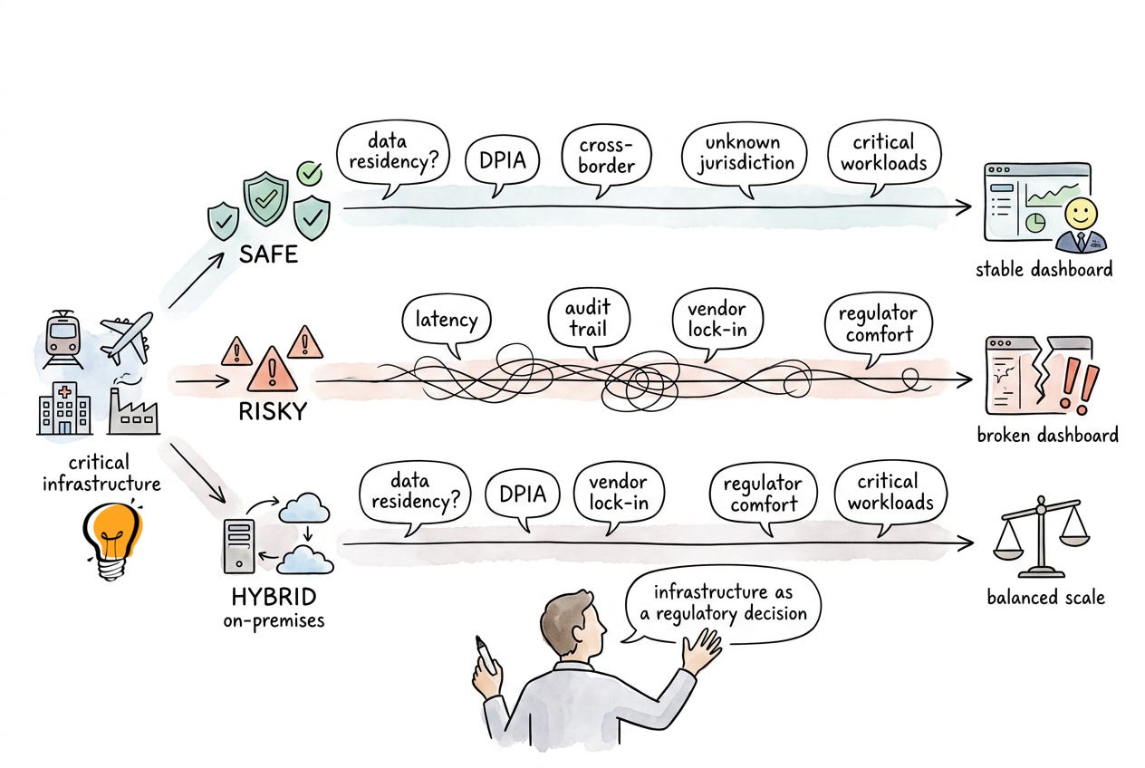 Minimalist watercolor hero illustration using comment bubbles to explain AI infrastructure compliance paths, with no title text. Minimalist watercolor hero illustration using comment bubbles to explain AI infrastructure compliance paths, with no title text.
