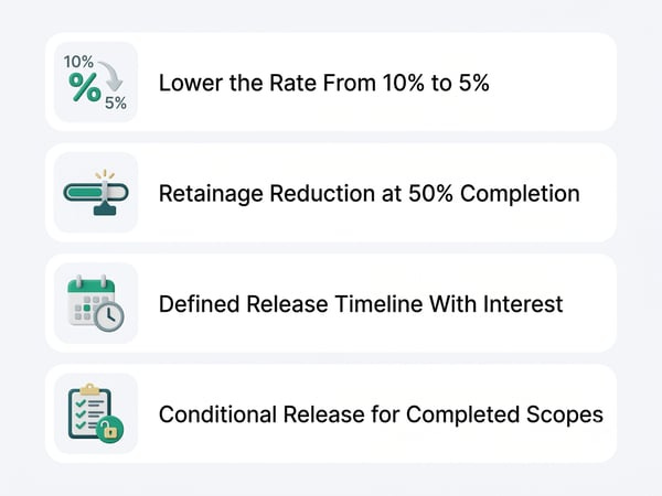 Contract Language: Negotiating Better Retainage Terms Contract Language: Negotiating Better Retainage Terms