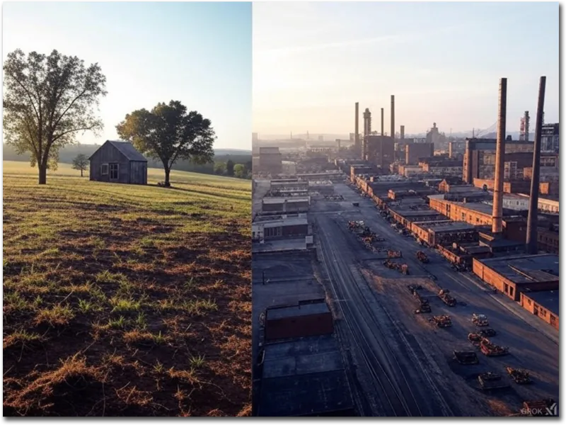 Birmingham, Alabama before and after