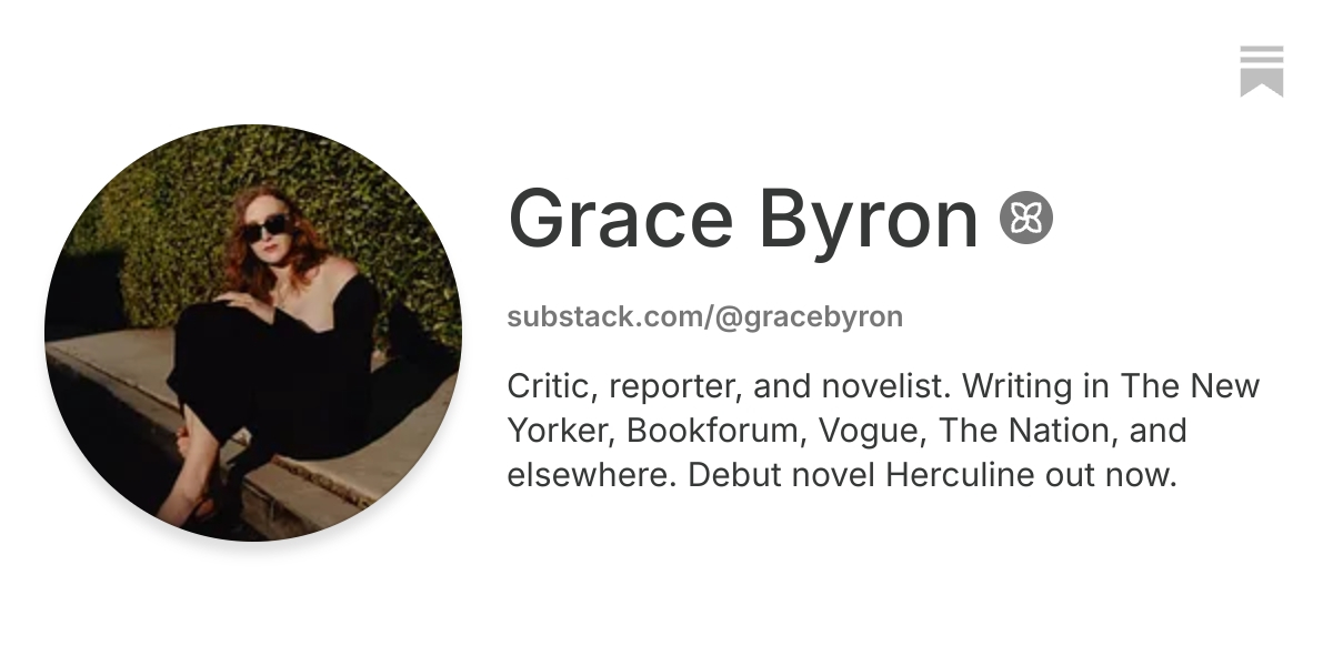 Grace Byron | Substack