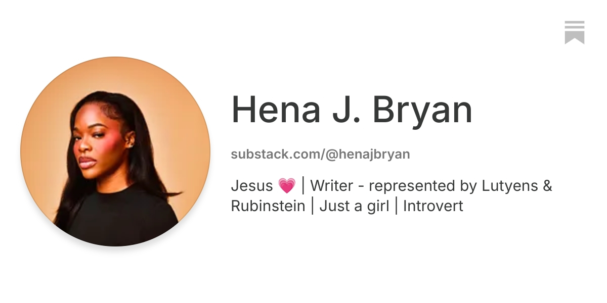 Hena J. Bryan | Substack
