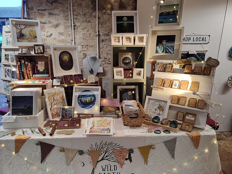 Wild Earth Studio, market stall holder, artisan market 