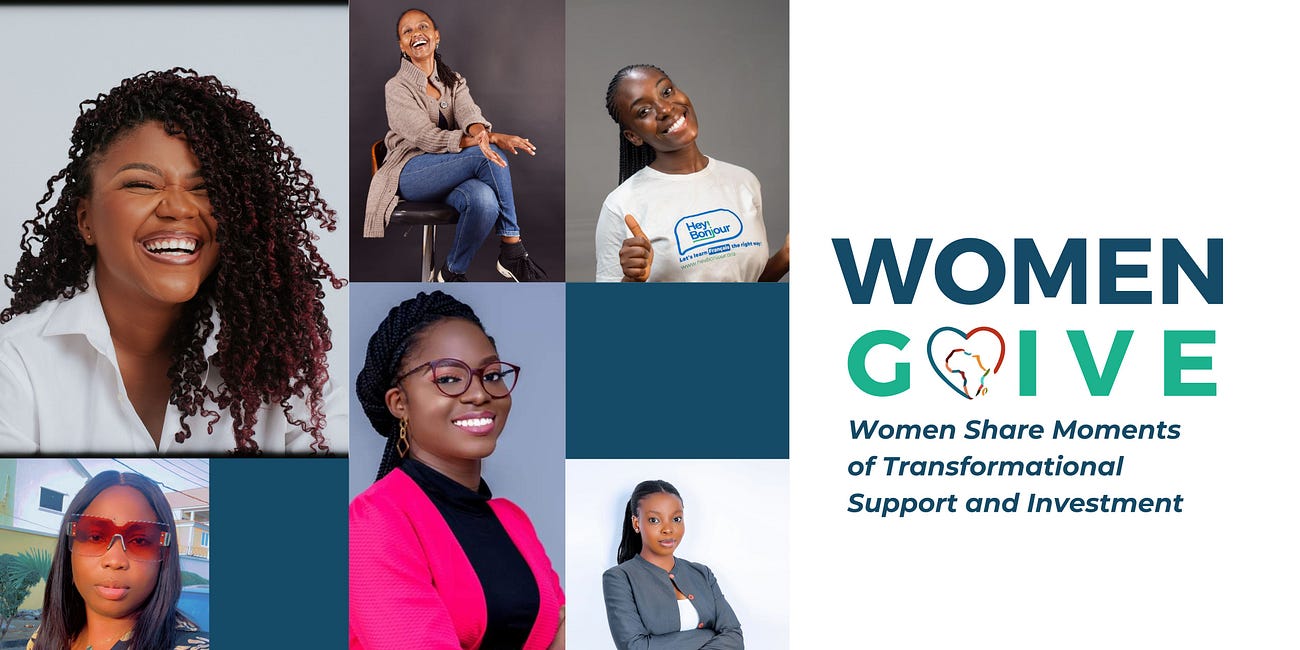#WomenGive; Celebrating Women-Centred Generosity