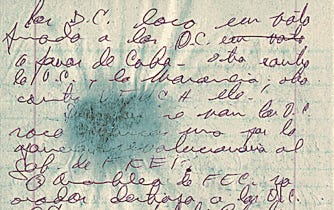 A close-up of a handwritten letter

Description automatically generated