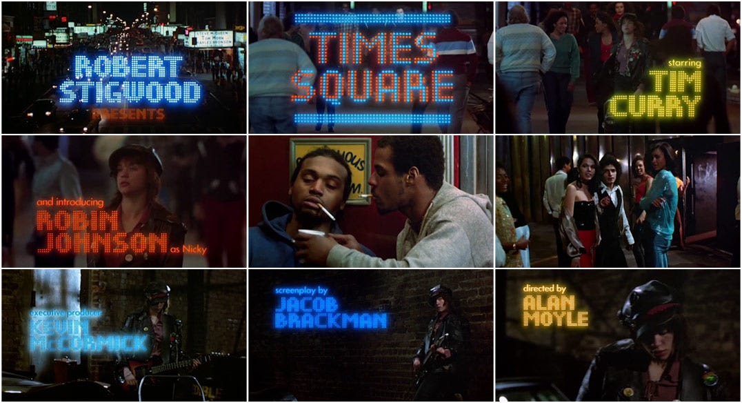 Times Square (1980) — Art of the Title