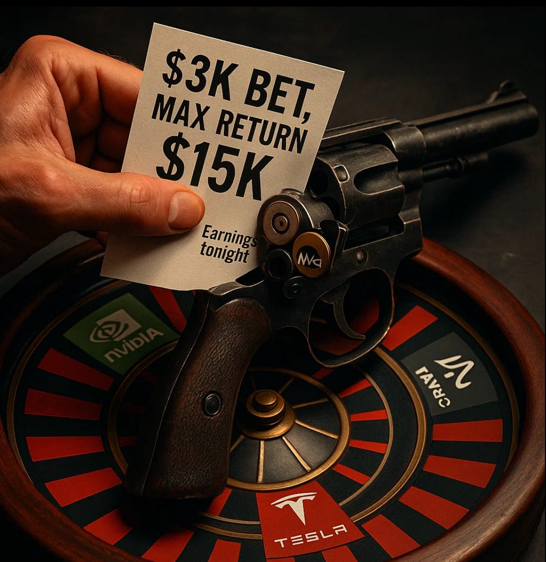 MRVL財報透露的訊息及對AVGO下週財報的啟示。AVGO可不可以賭財報？怎麼賭風險最低，資金效率最大？