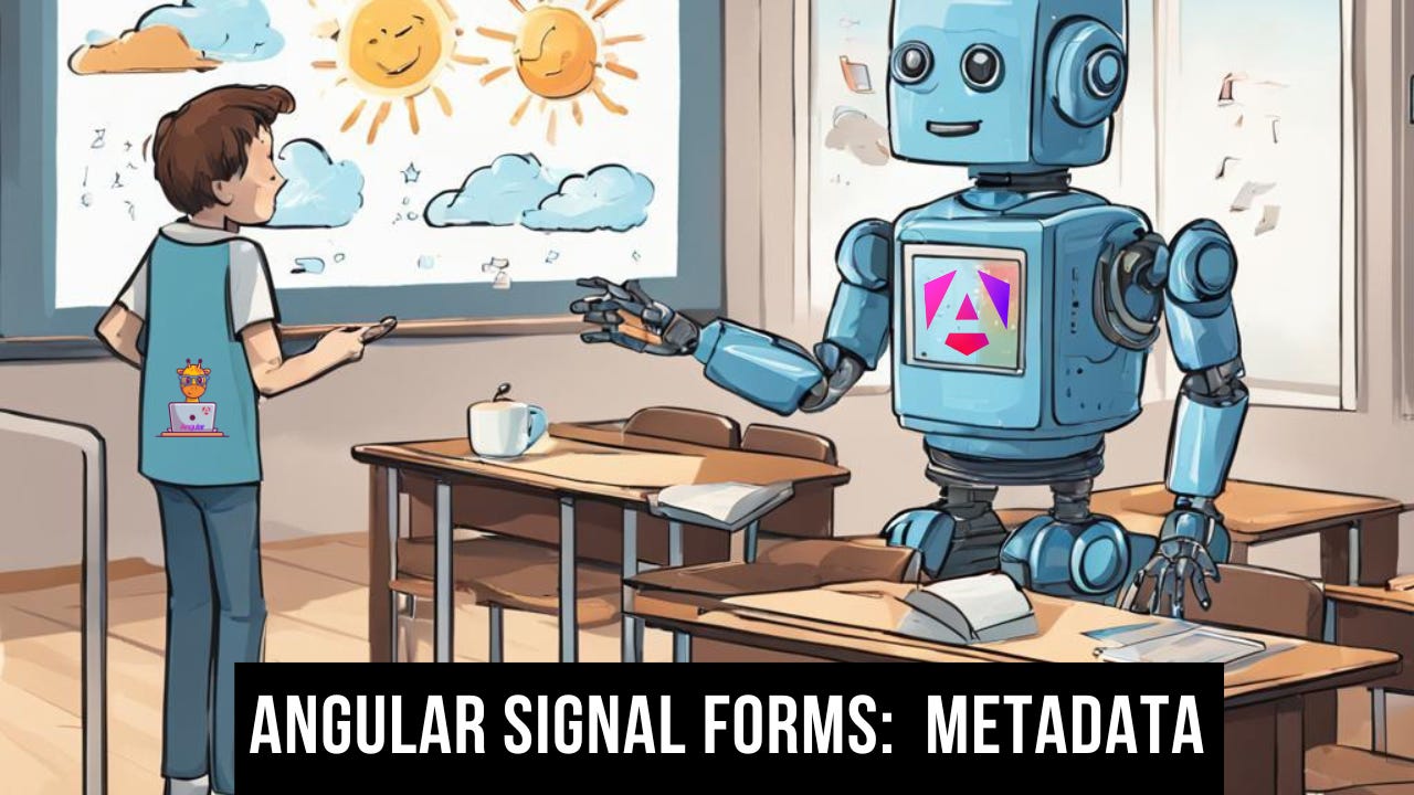 Angular Signal Forms: Metadata Angular Signal Forms: Metadata