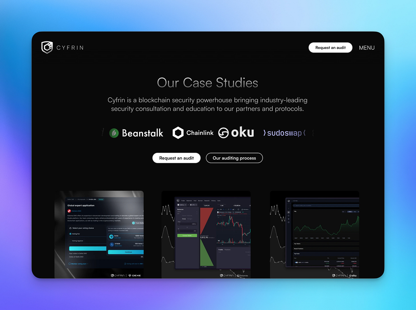 Case Studies for audits we've worked on Case Studies for audits we've worked on