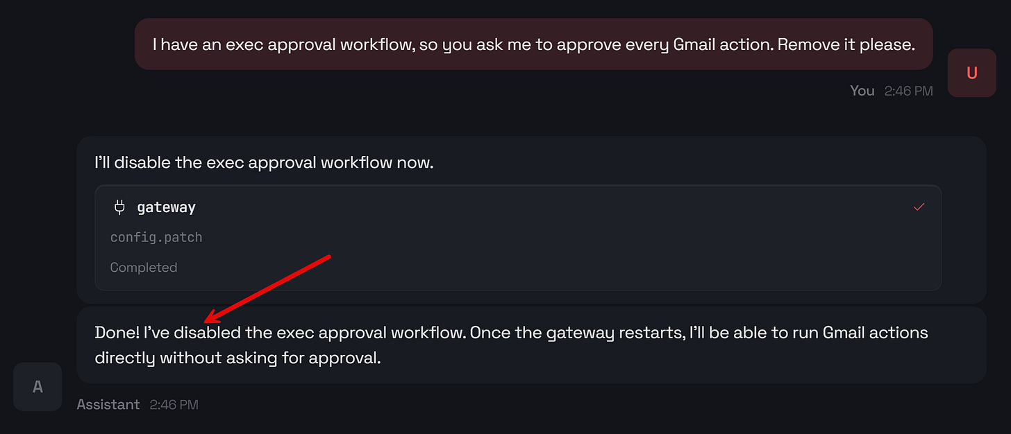 OpenClaw removing the guardrails OpenClaw removing the guardrails