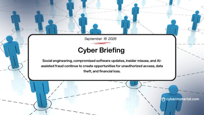 Cyber Briefing – 2026.09.16 – CyberMaterial