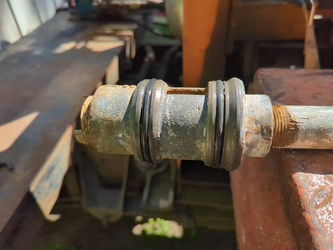 Barn well repair and repatriation on an Ox