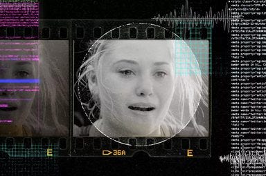 L'actrice Virginia Gardner dans le film Fall de scott Mann, vue par une intelligence artificielle. L'actrice Virginia Gardner dans le film Fall de scott Mann, vue par une intelligence artificielle.
