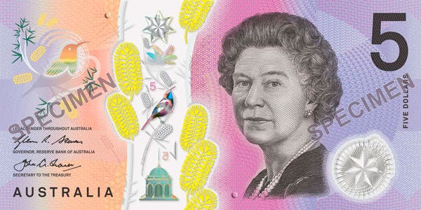 RBA Banknotes: $5 Banknote RBA Banknotes: $5 Banknote