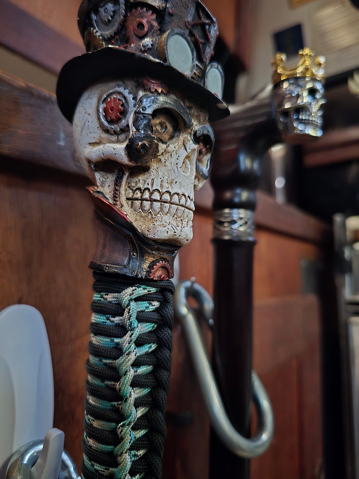 My physical and emotional support canes, Bobert the Unbending and Robert the Regal. Hail, yo'