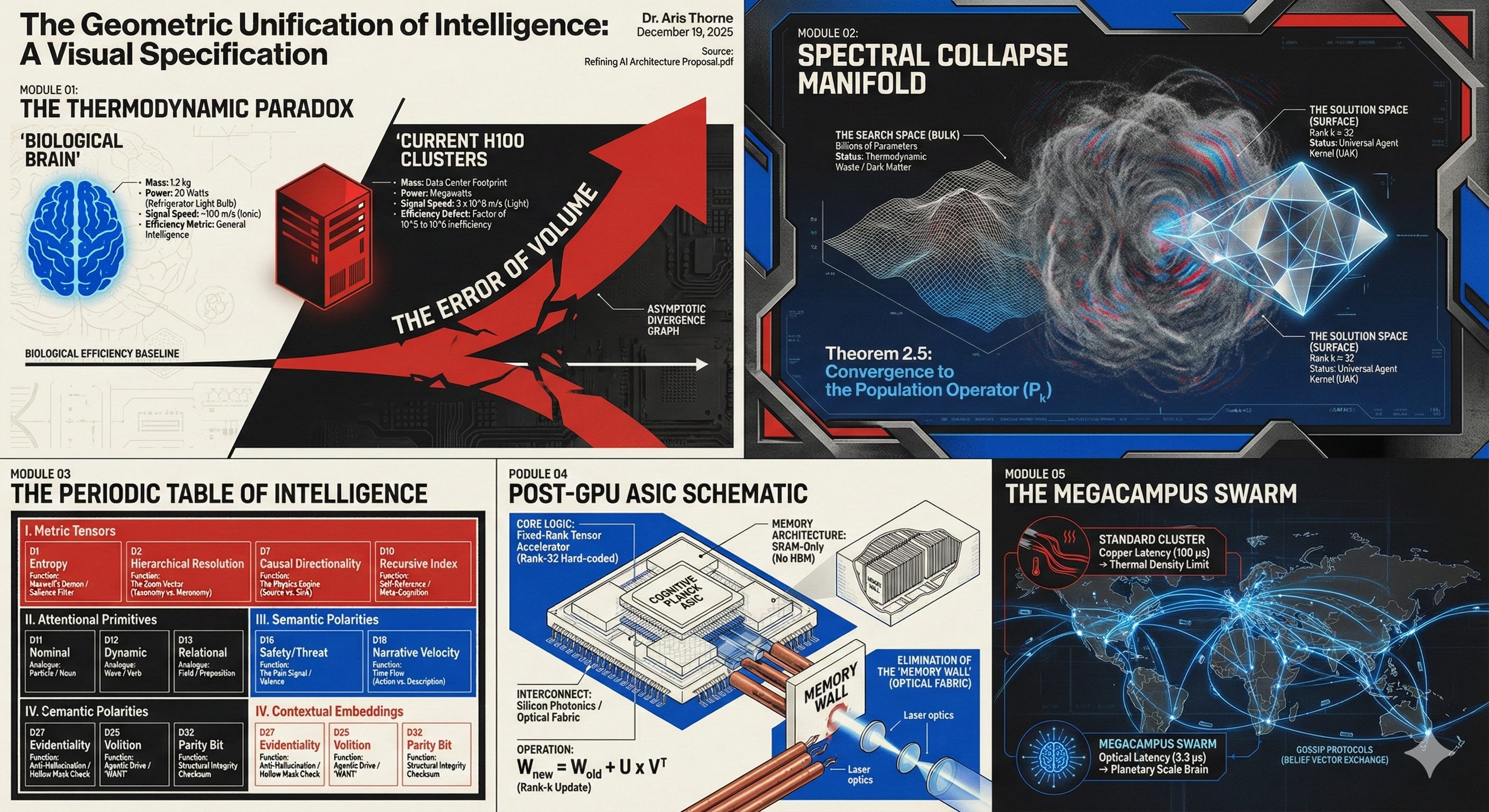 The Geometric Unification of Intelligence: A Prescriptive Architecture for Post-GPU Neuromorphic Systems