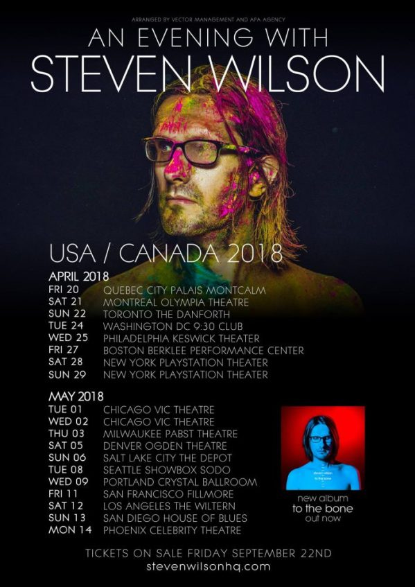 Steven Wilson announces 2018 North American tour dates - PROGROCK.COM