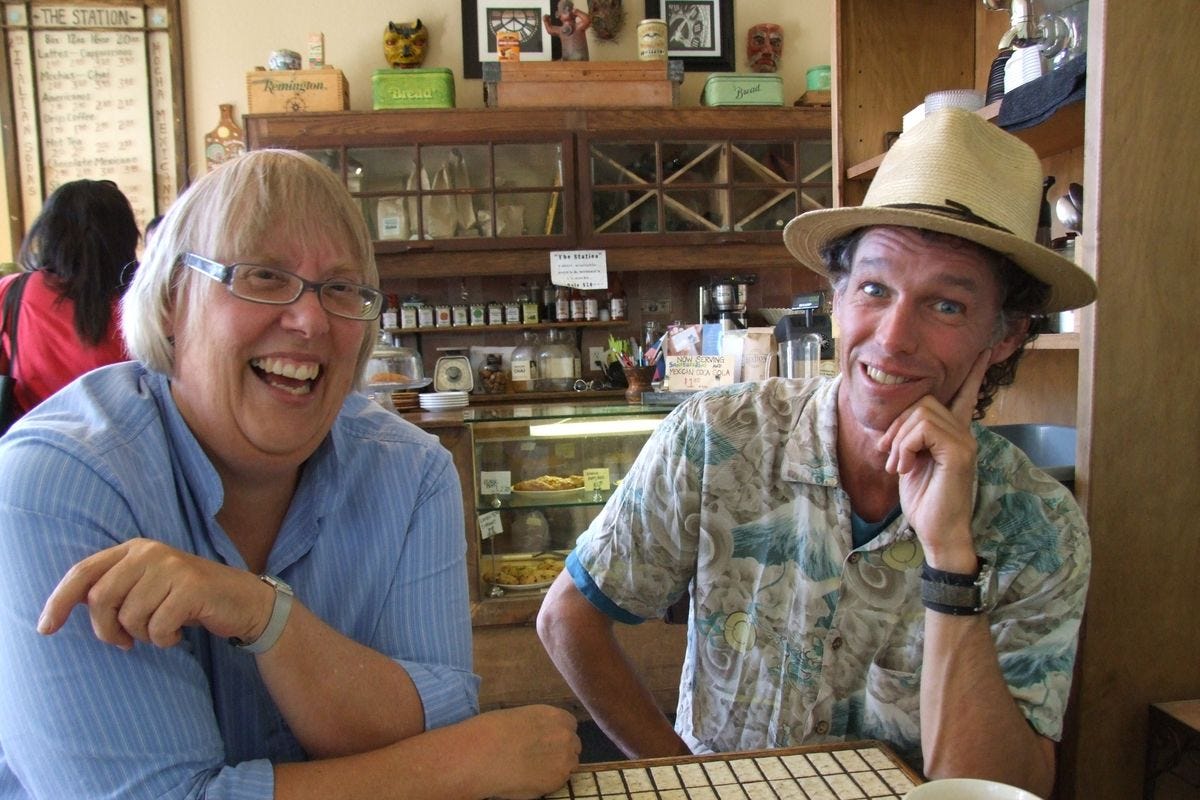 Christina Olson and Glenn Herlihy are two of the organizers behind the Beacon Hill Food Forest.  (Paul Haeder / Down to EarthNW Correspondent)