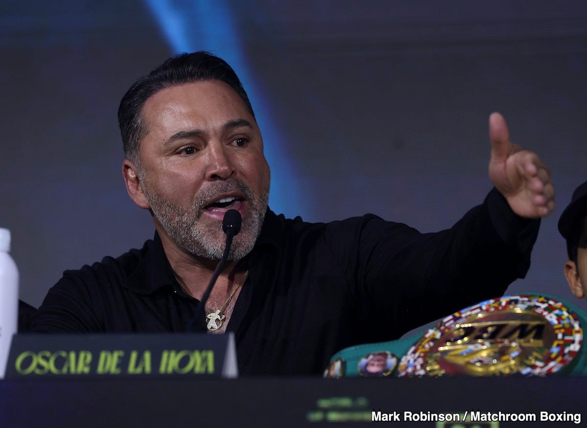 De La Hoya wants the truth from Pacquiao ahead of Barrios return