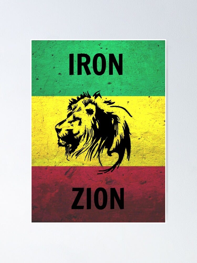 Iron,Lion,Zion colour....." Poster for Sale by AllThingsInky | Redbubble