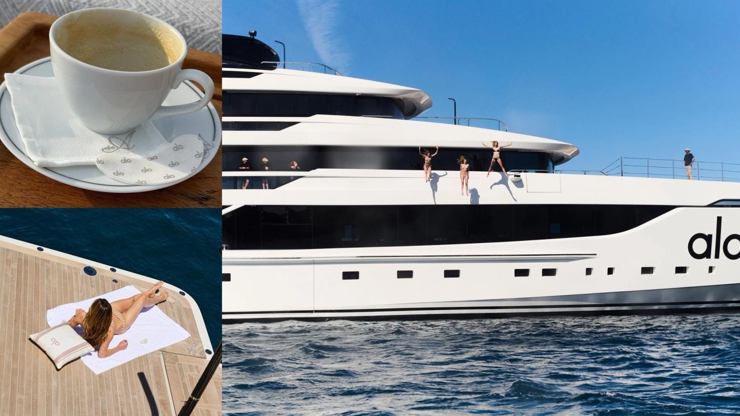 ALO yoga boat ALO yoga boat