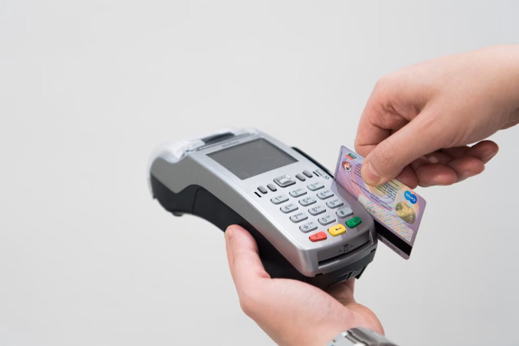 Cartão bancário de banda magnética Cartão bancário de banda magnética