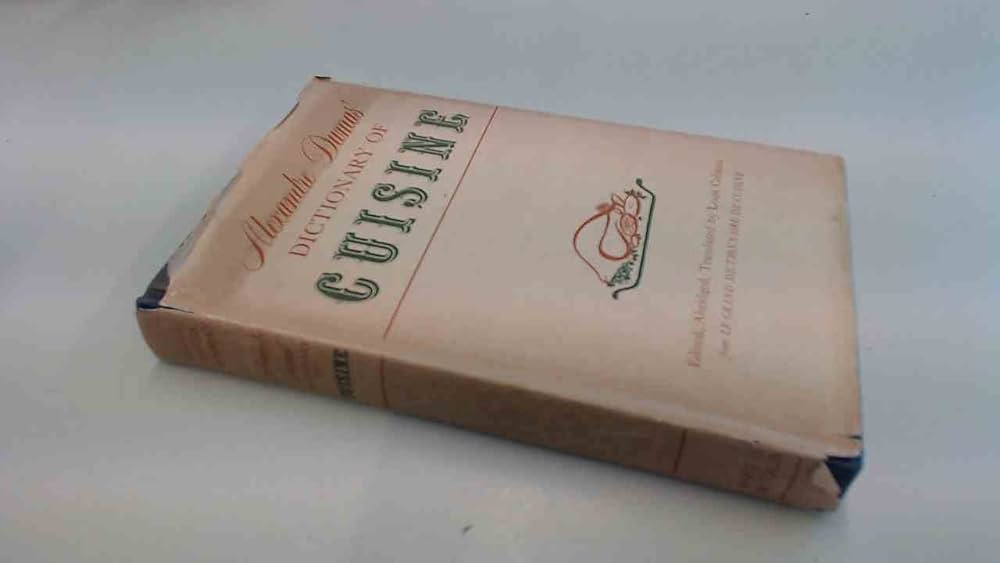 Alexandre Dumas Dictionary of Cuisine | Amazon.com.br