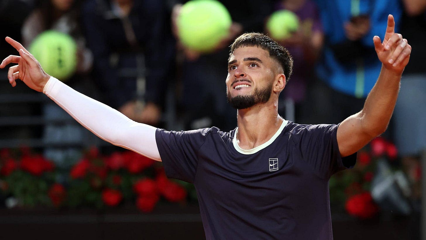 Prizmic sorprende a Djokovic en Roma: "Es mi ídolo y estoy muy feliz" | ATP  Tour | Tennis