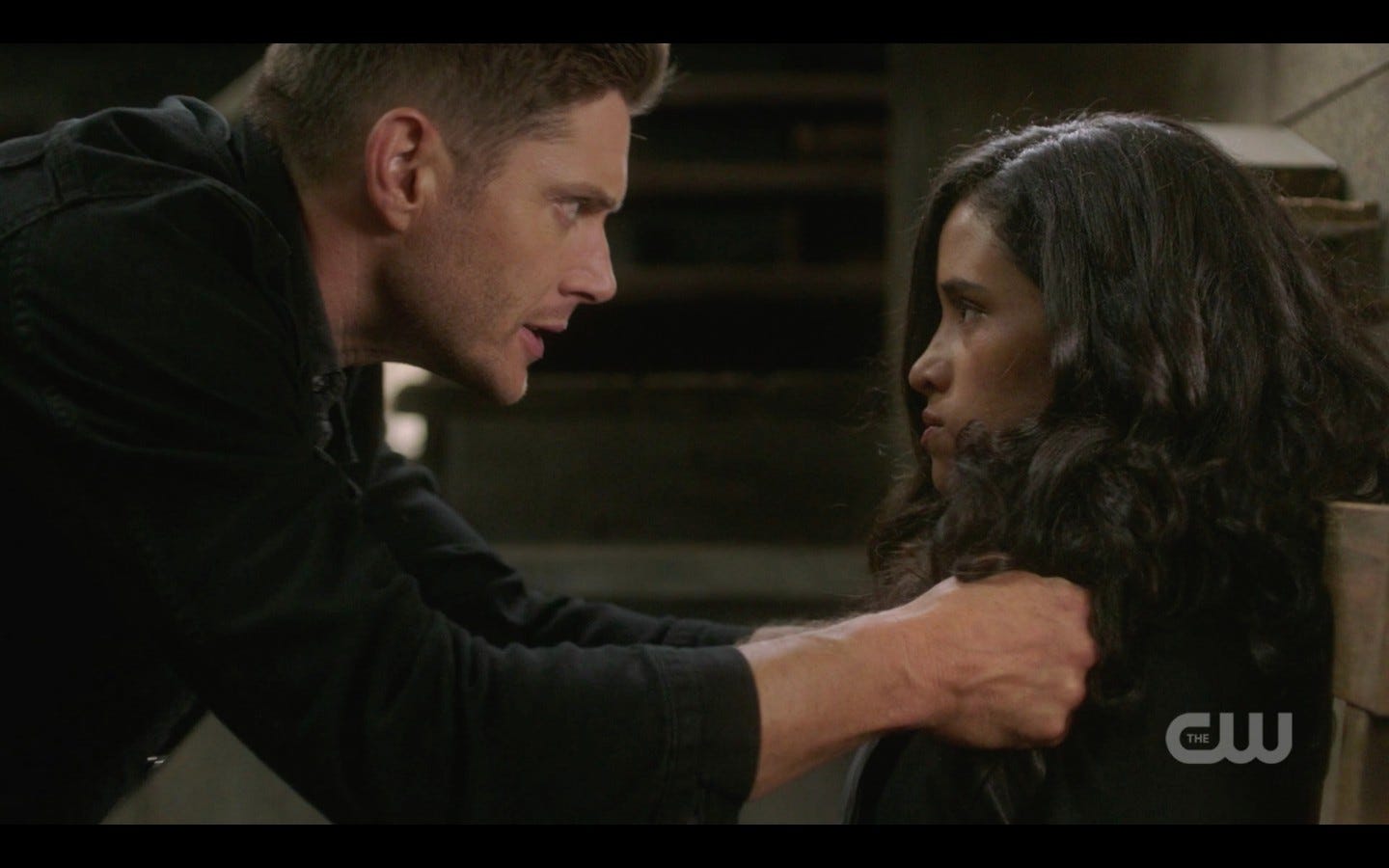dean winchester grabs dark kaia not like michael spn