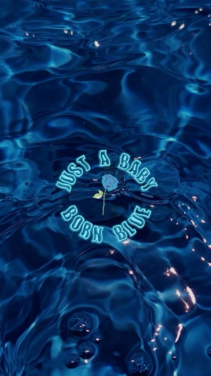 billie eilish blue lyrics wallpaper