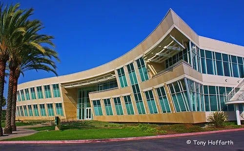 The FAA Credit Union building which stands in for the Crime Lab in CSI: Miami.