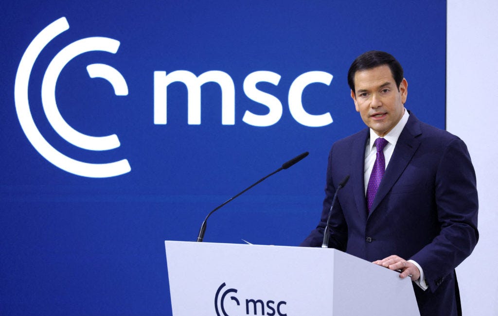 Rubio at Munich. The USA's Western Reconquista.
