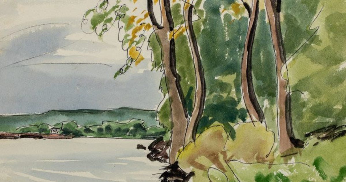 The Watercolors of Harlan Hubbard in Louisville at The Filson