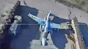 Ukrainian Su-25 Struck By Lancet Drone ...