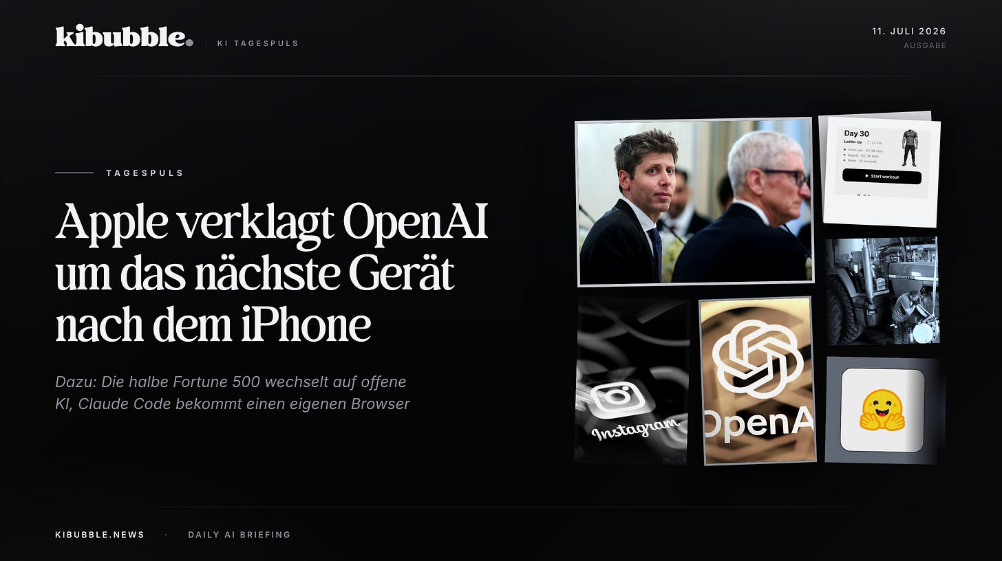 Apple verklagt OpenAI um das nächste Gerät nach dem iPhone Apple verklagt OpenAI um das nächste Gerät nach dem iPhone