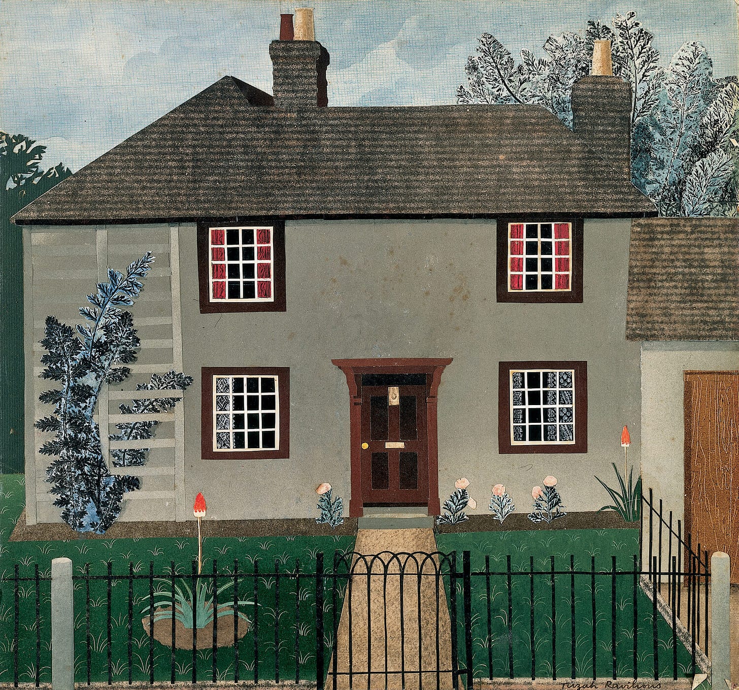 Tirzah Garwood-Ravilious - House at Great Bardfield