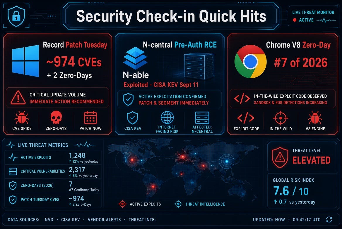 Security Check-in Quick Hits: Microsoft's Record Patch Tuesday, N