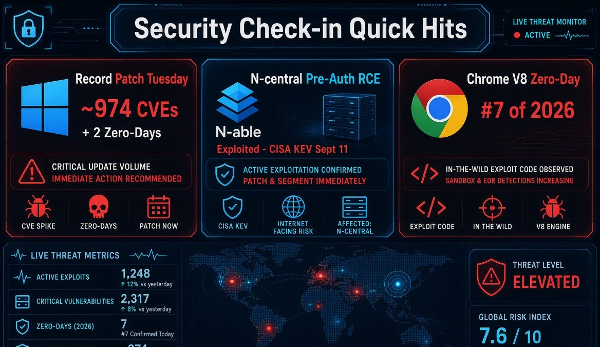 Security Check-in Quick Hits: Microsoft's Record Patch Tuesday, N