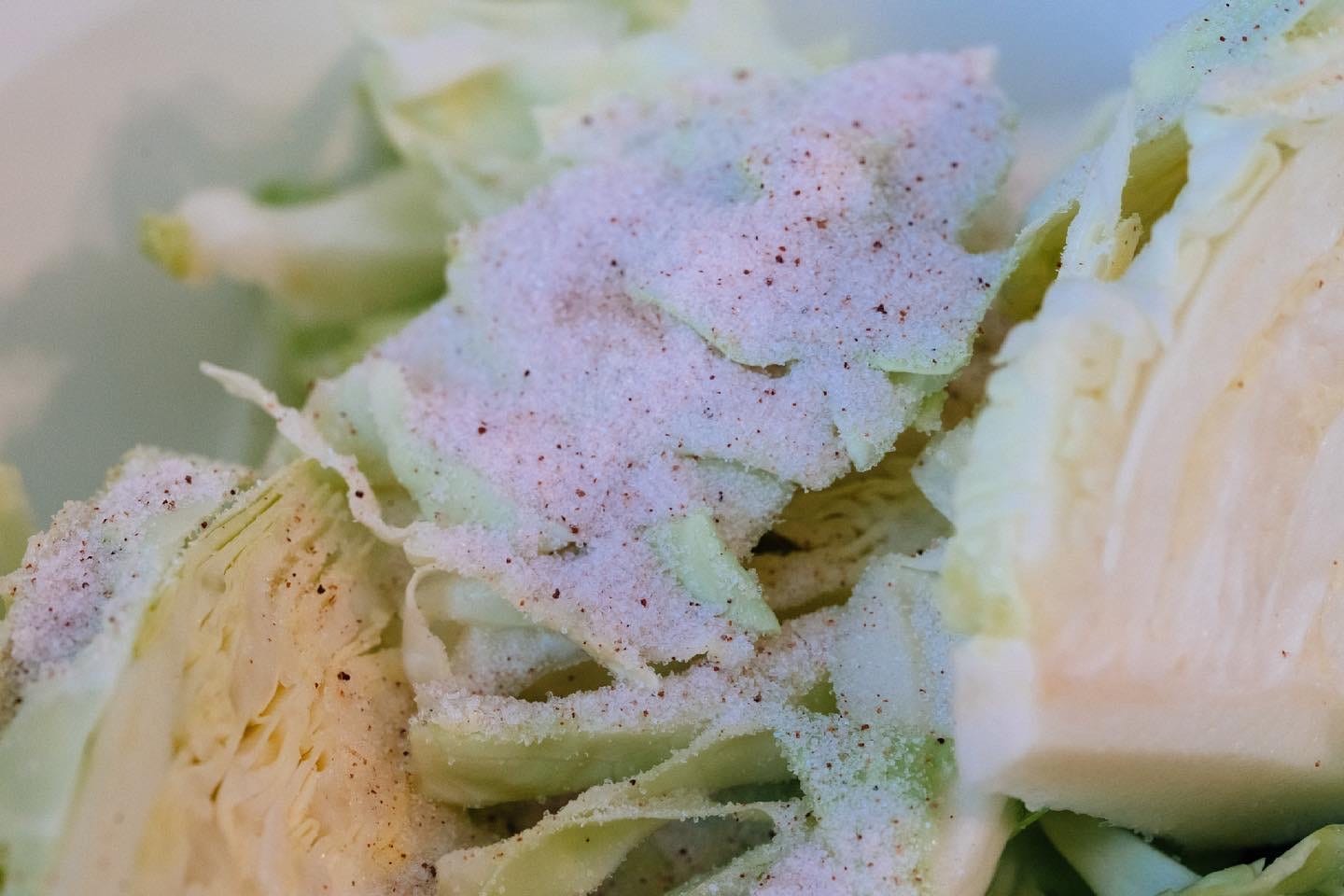 Cabbage and salt Cabbage and salt