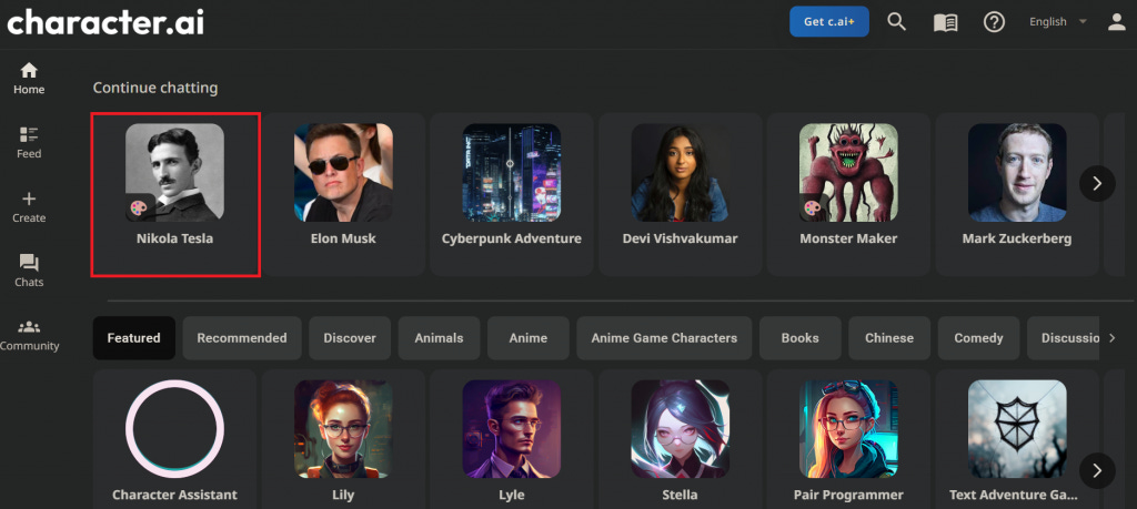 Character creation