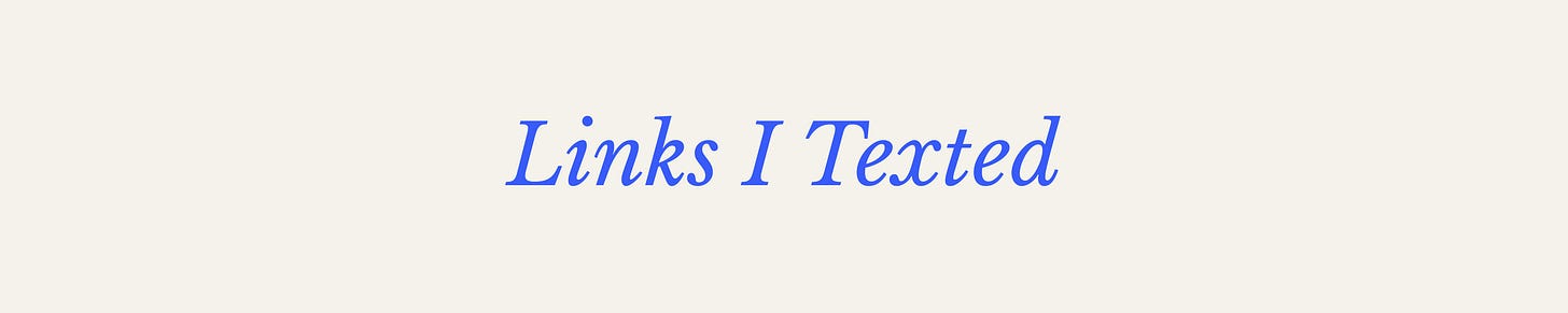 Links I Texted Links I Texted