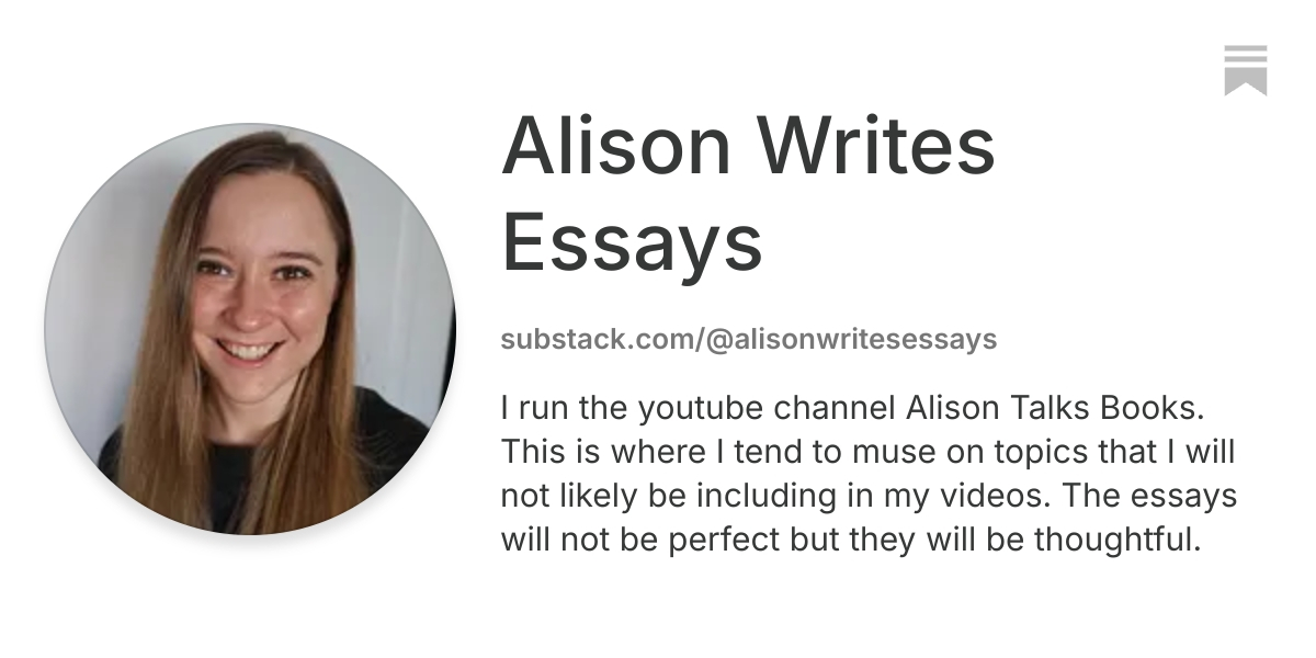 Alison Writes Essays | Substack