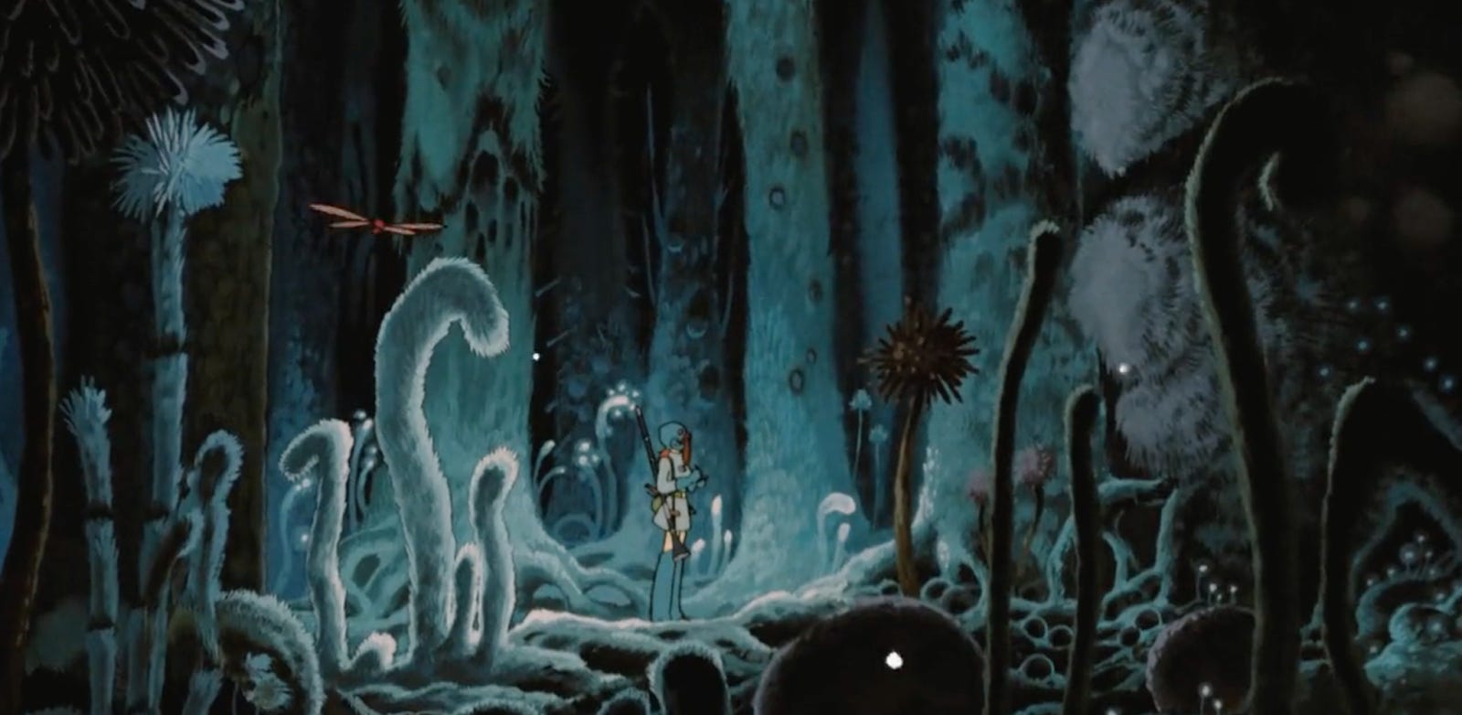 how did nausicaa's dress turn blue How Nausica Is The Savior In Blue In Nausica Of The Valley Of The Wind