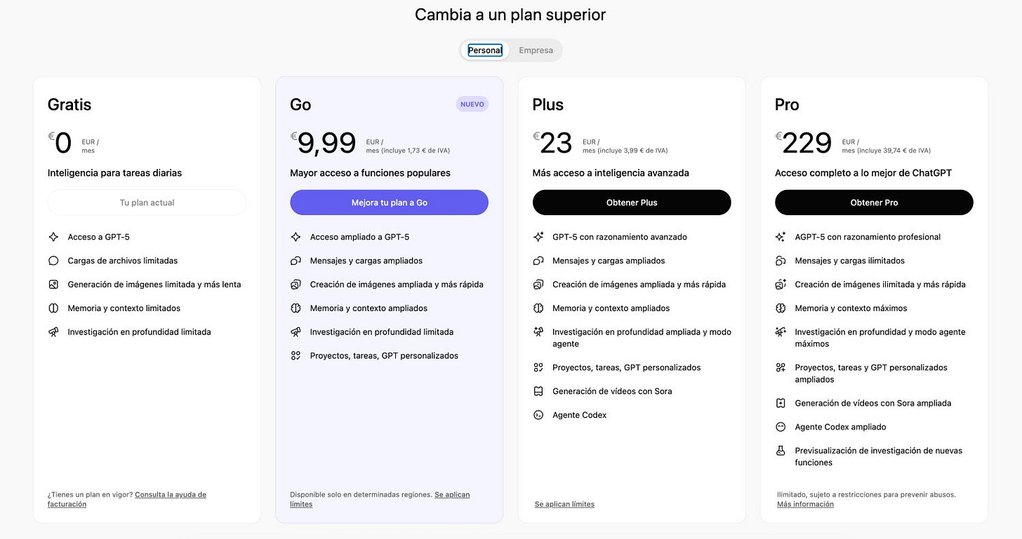 Qué es ChatGPT Go? Precio, características y diferencias Qué es ChatGPT Go? Precio, características y diferencias