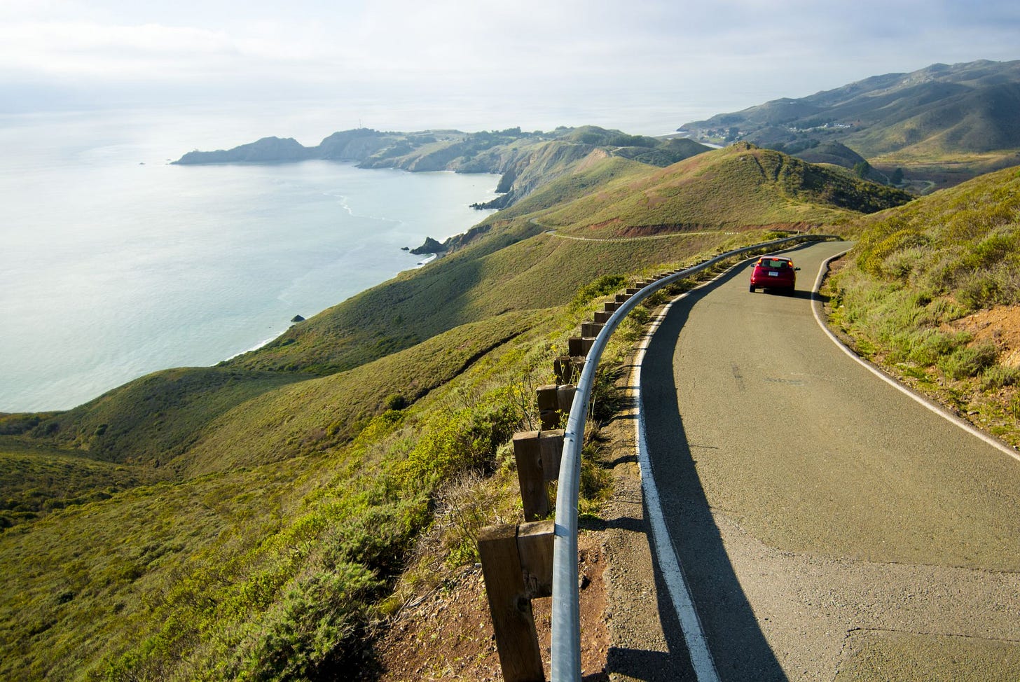 Most scenic routes in the Bay Area