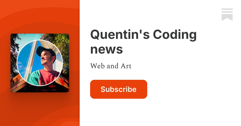 Quentin's Coding news | Substack